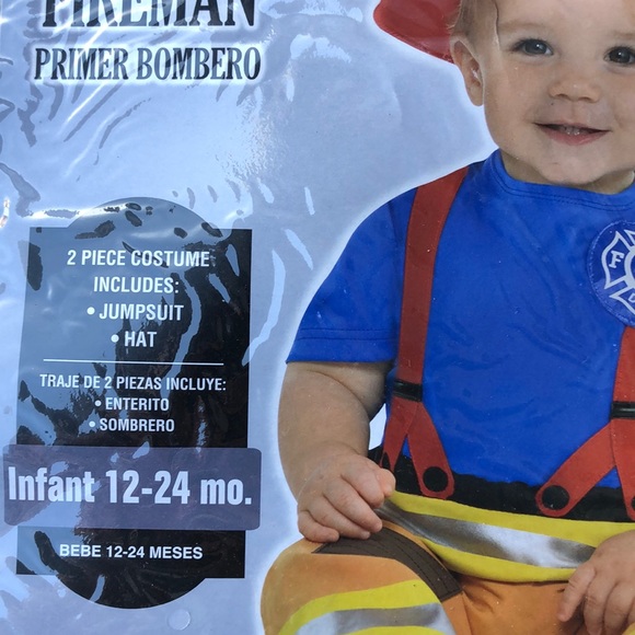 First Fireman Kids Costume! New! - Picture 5 of 6